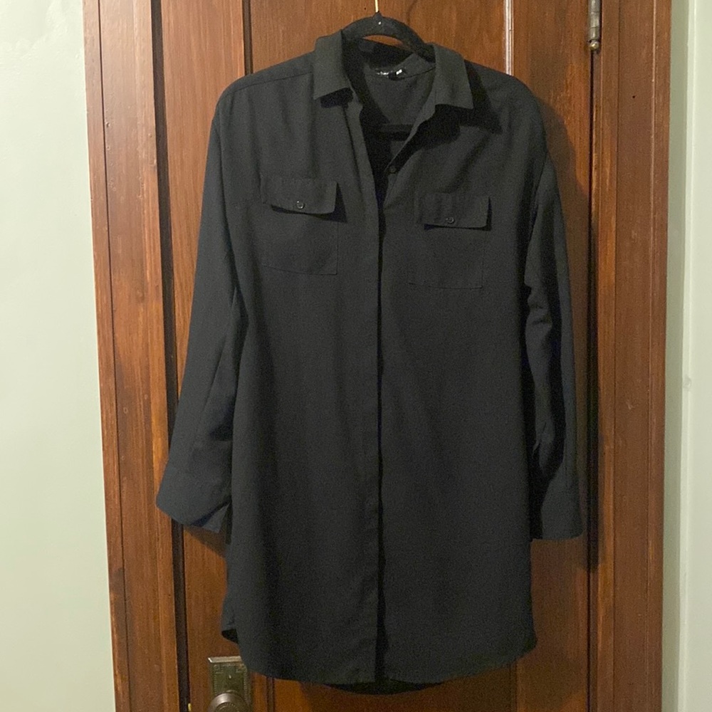 *SOLD* Express black shirt dress